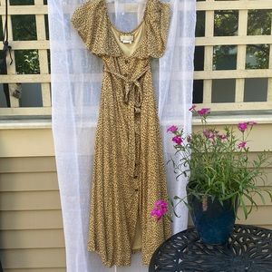 Anthropologie NWT, size 4 midi dress. Animal print